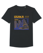 Osaka Tricou mânecă scurtă guler larg Bărbat Skater