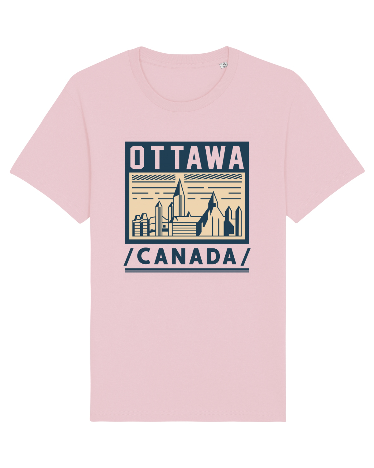 Tricou mânecă scurtă Unisex Rocker Cotton Pink