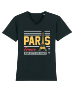 Paris Tricou mânecă scurtă guler V Bărbat Presenter