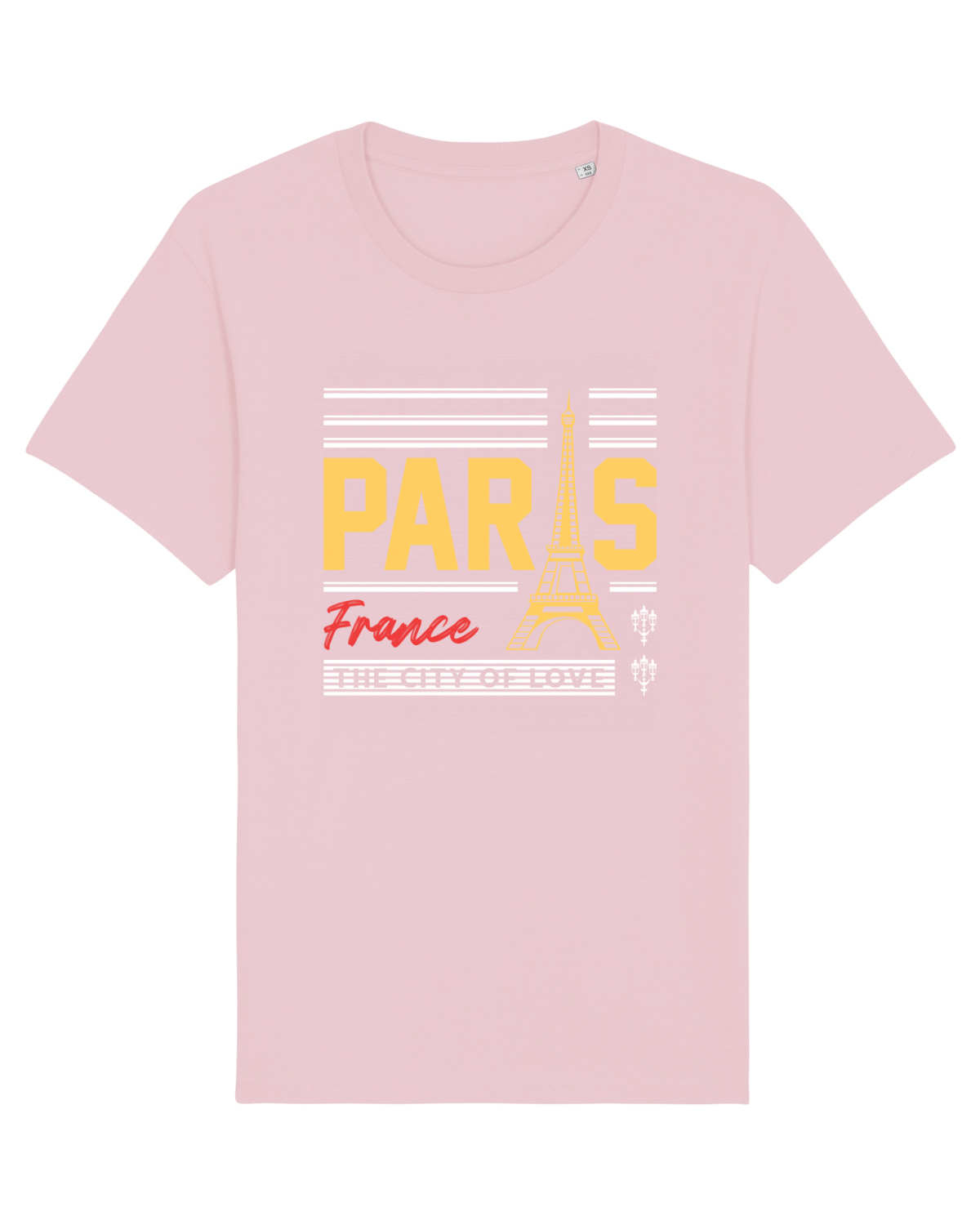 Tricou mânecă scurtă Unisex Rocker Cotton Pink
