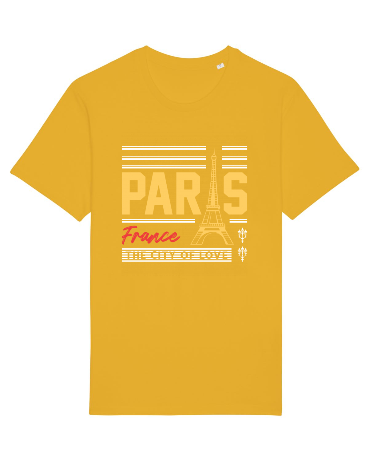 Tricou mânecă scurtă Unisex Rocker Spectra Yellow