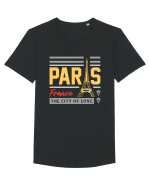 Paris Tricou mânecă scurtă guler larg Bărbat Skater