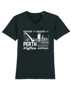 Perth Tricou mânecă scurtă guler V Bărbat Presenter