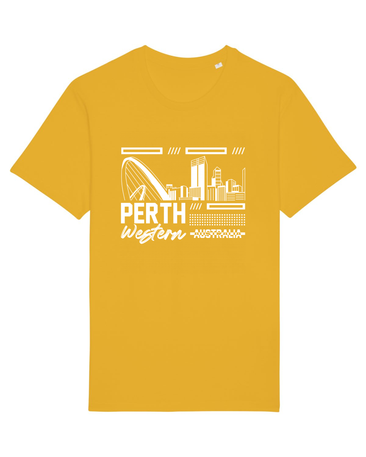 Tricou mânecă scurtă Unisex Rocker Spectra Yellow