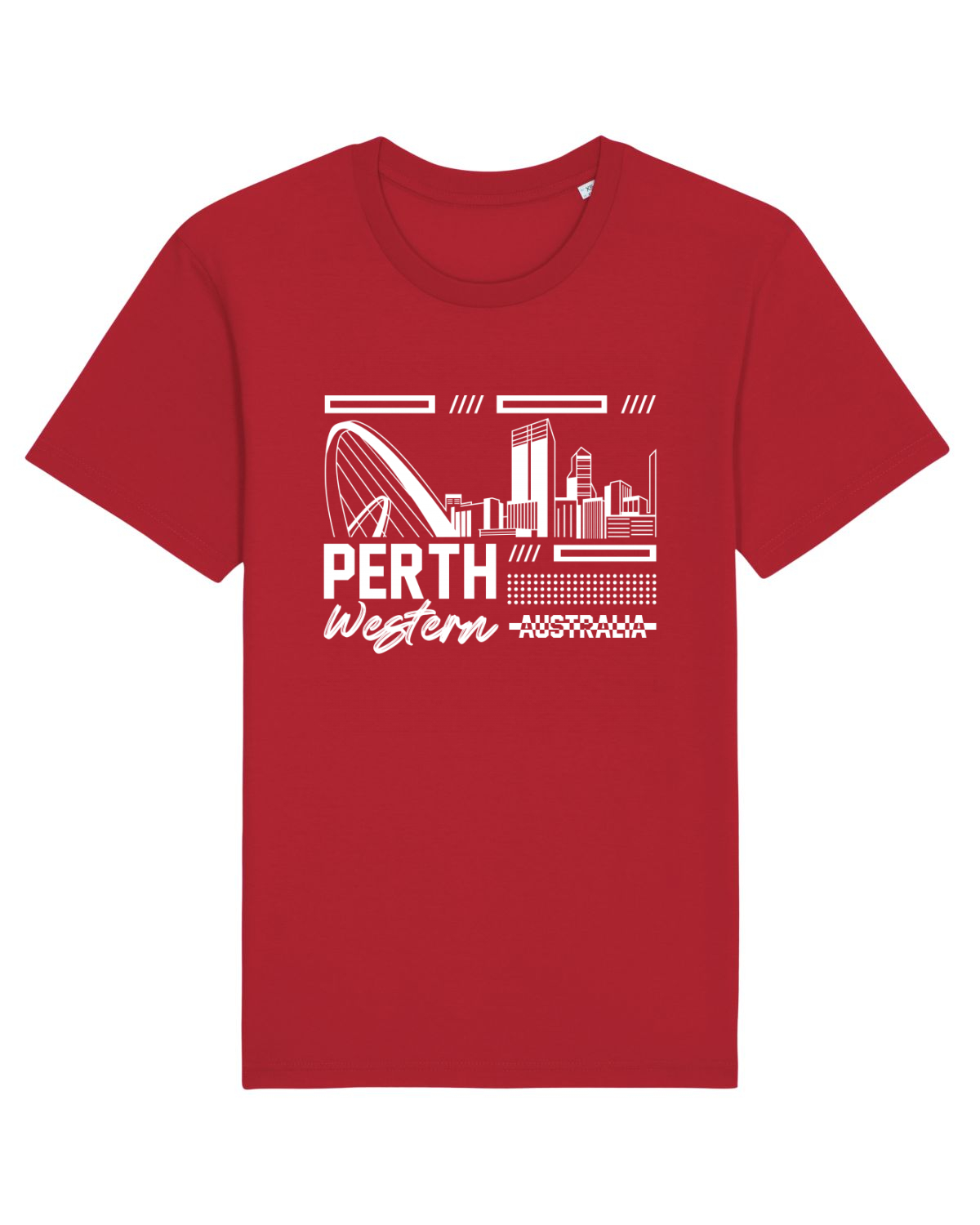 Tricou mânecă scurtă Unisex Rocker Red