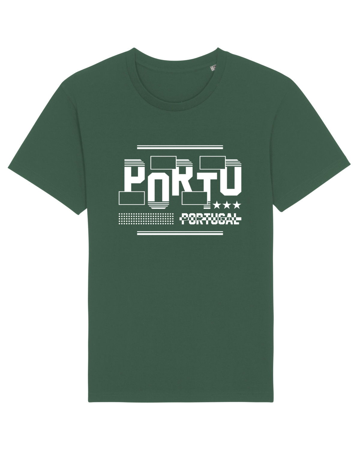 Tricou mânecă scurtă Unisex Rocker Bottle Green