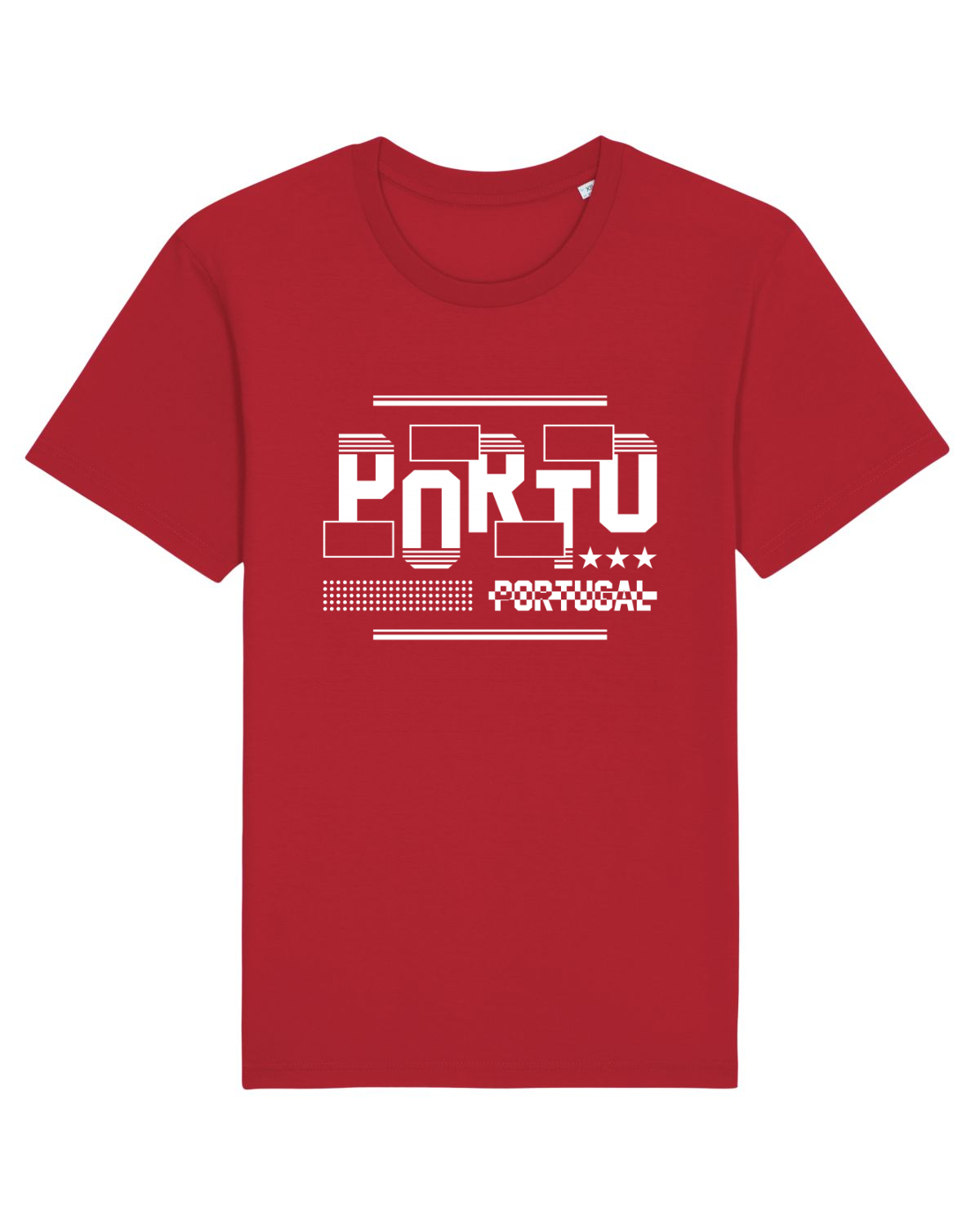 Tricou mânecă scurtă Unisex Rocker Red