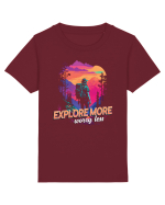 in stil synthwave - Explore more worry less Tricou mânecă scurtă  Copii Mini Creator