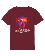 in stil synthwave - Find your trail and blaze it Tricou mânecă scurtă  Copii Mini Creator
