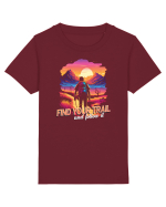 in stil synthwave - Find your trail and follow it Tricou mânecă scurtă  Copii Mini Creator