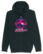 in stil synthwave - Get lost in the wilderness Hanorac cu fermoar Unisex Connector
