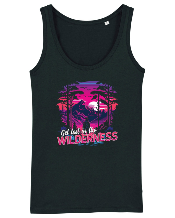 in stil synthwave - Get lost in the wilderness Black