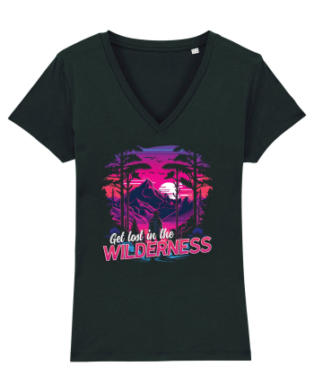 in stil synthwave - Get lost in the wilderness Black