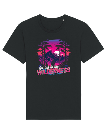 in stil synthwave - Get lost in the wilderness Black
