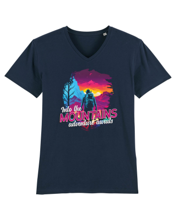 in stil synthwave - Into the mountains adventure awaits French Navy