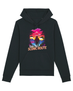 in stil synthwave - Take the scenic route Hanorac Unisex Drummer