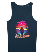 in stil synthwave - Take the scenic route Maiou Bărbat Runs