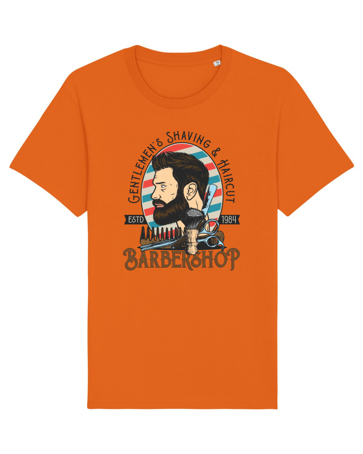 Tricou mânecă scurtă Unisex Rocker Bright Orange