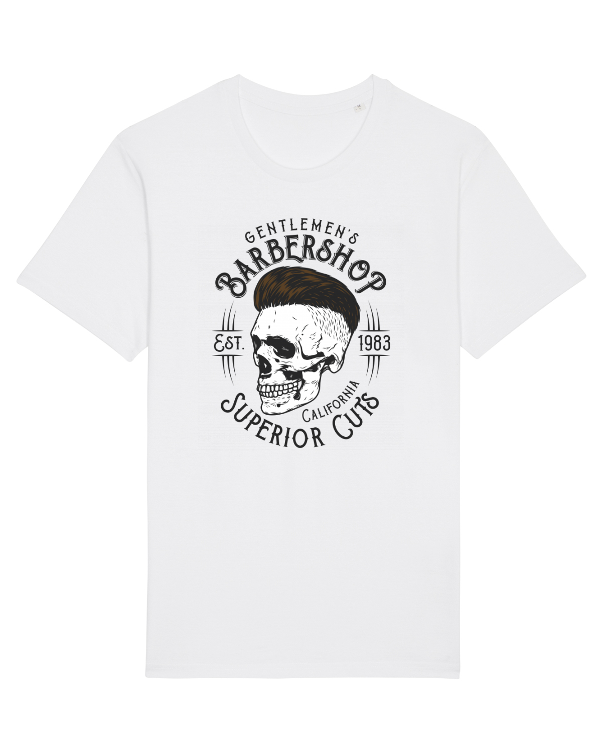 Tricou mânecă scurtă Unisex Rocker White