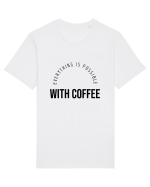 Everything is possible with coffee Tricou mânecă scurtă Unisex Rocker