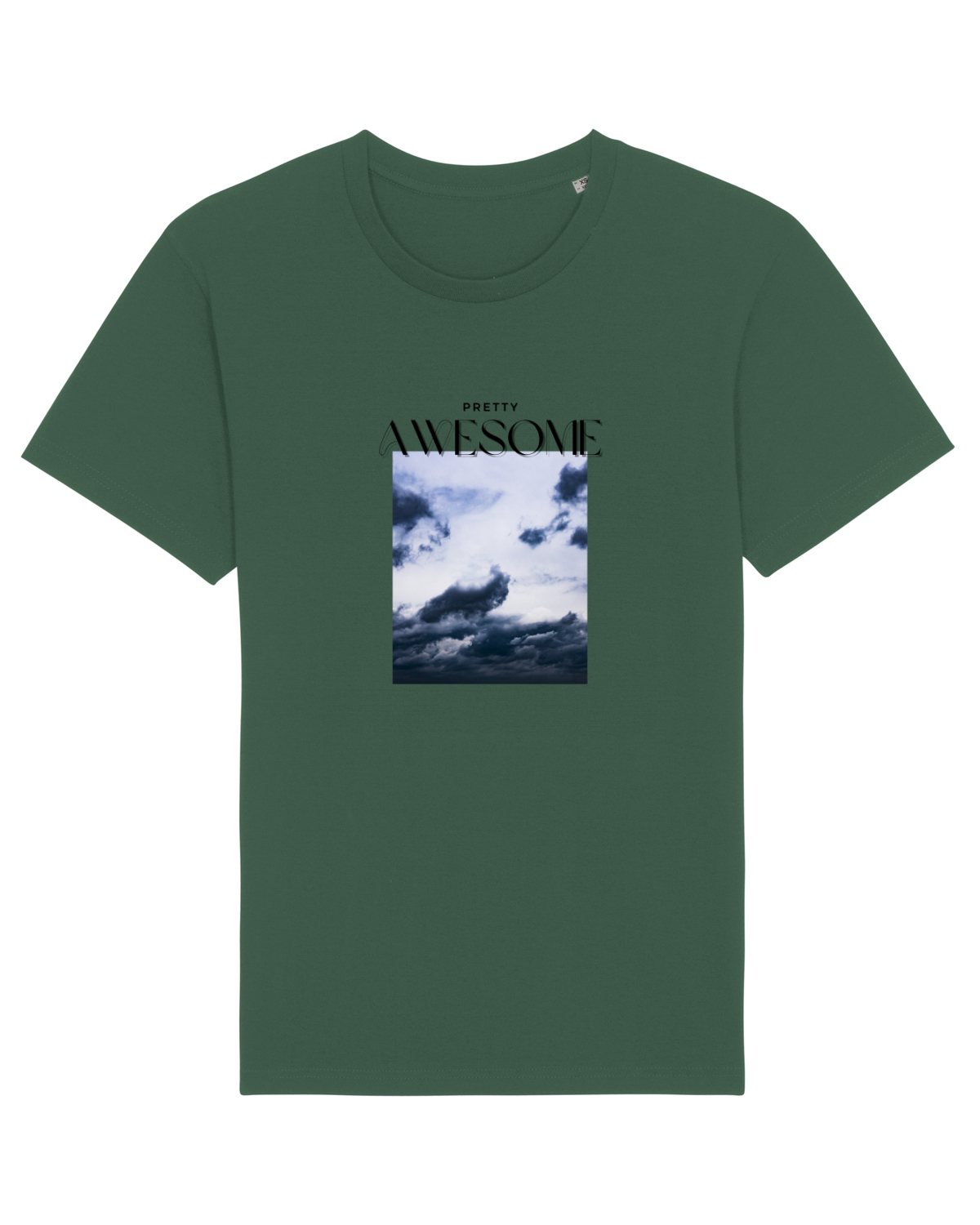 Tricou mânecă scurtă Unisex Rocker Bottle Green