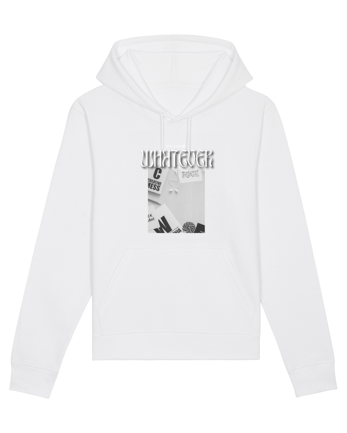 Hanorac Unisex Drummer White