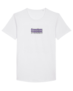 Freedom Tricou mânecă scurtă guler larg Bărbat Skater