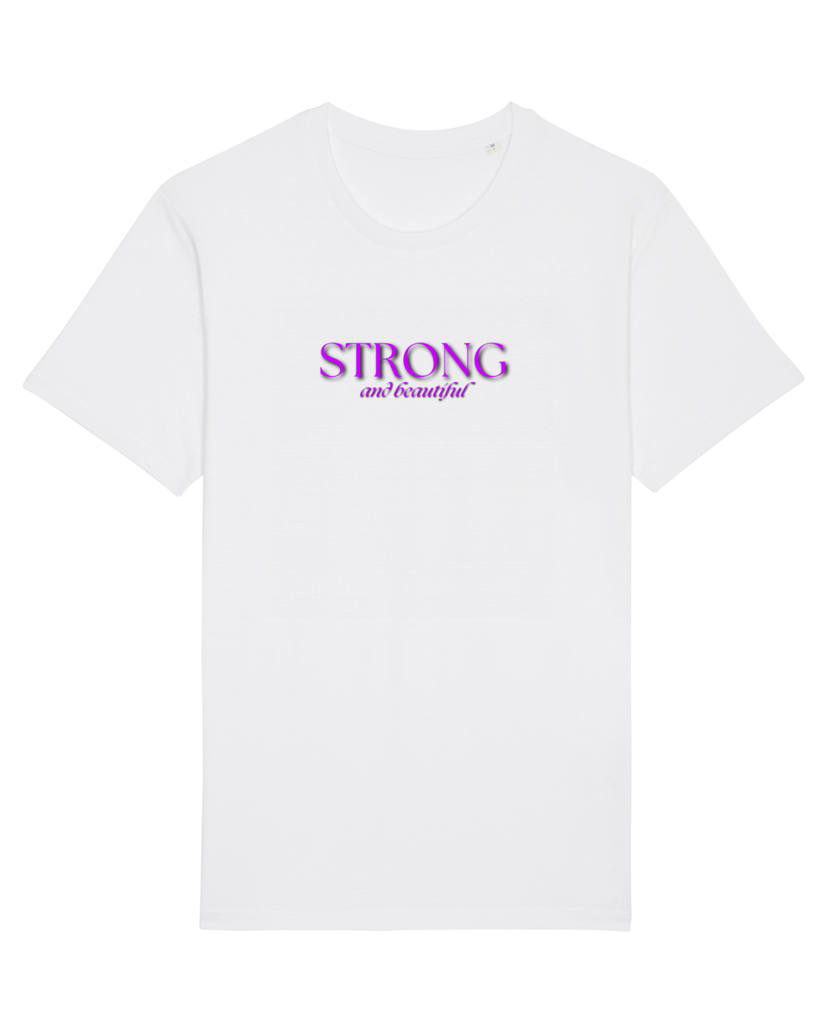 Tricou mânecă scurtă Unisex Rocker White
