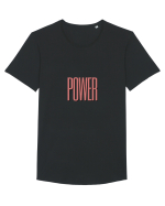 POWER Tricou mânecă scurtă guler larg Bărbat Skater