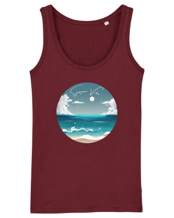 Summer Vibe Burgundy