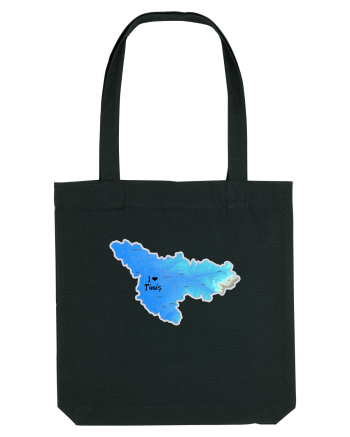 Timiș County Map Black