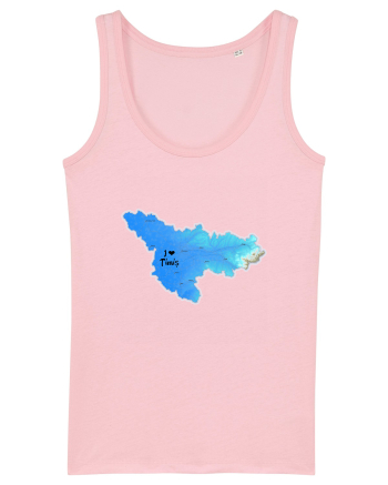 Timiș County Map Cotton Pink