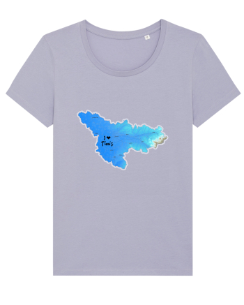 Timiș County Map Lavender