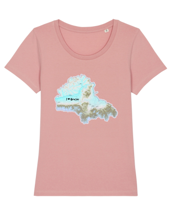 Brașov County Map Canyon Pink