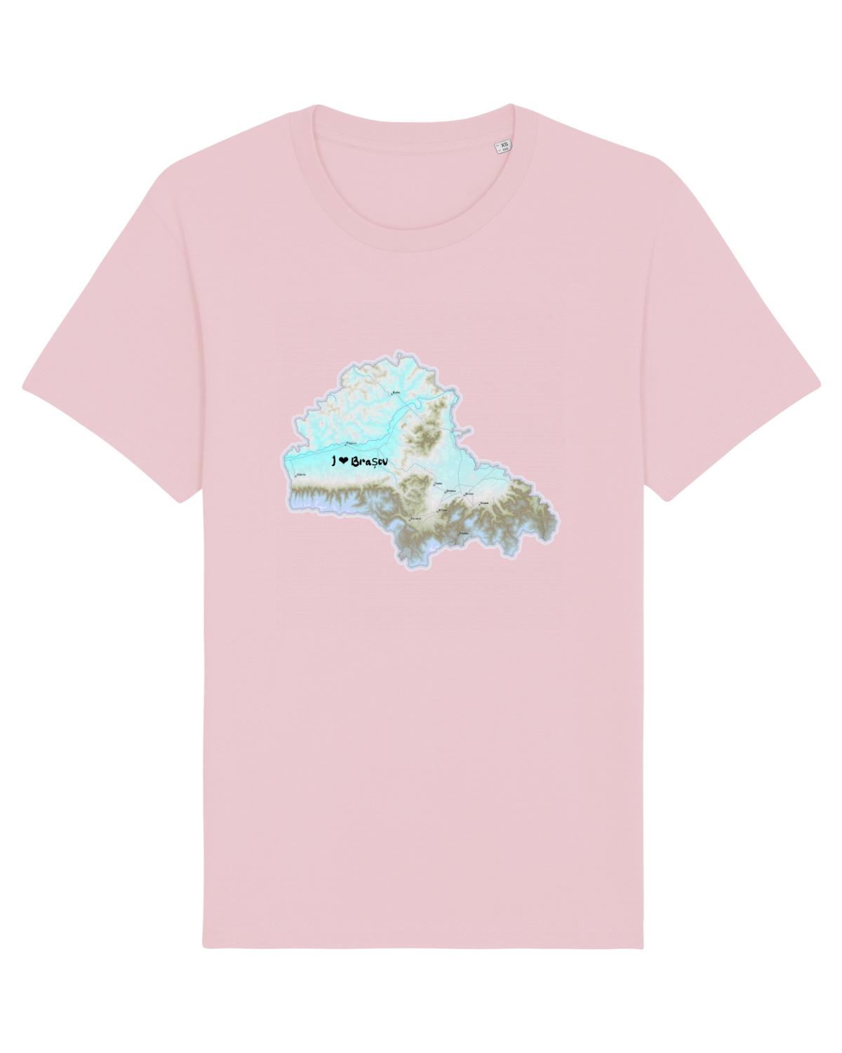Tricou mânecă scurtă Unisex Rocker Cotton Pink