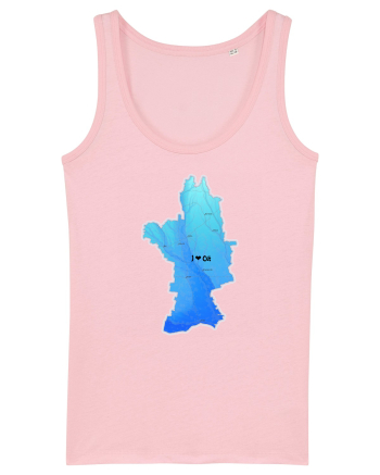 Olt County Map Cotton Pink
