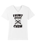 Front Office Crew Tricou mânecă scurtă guler V Bărbat Presenter
