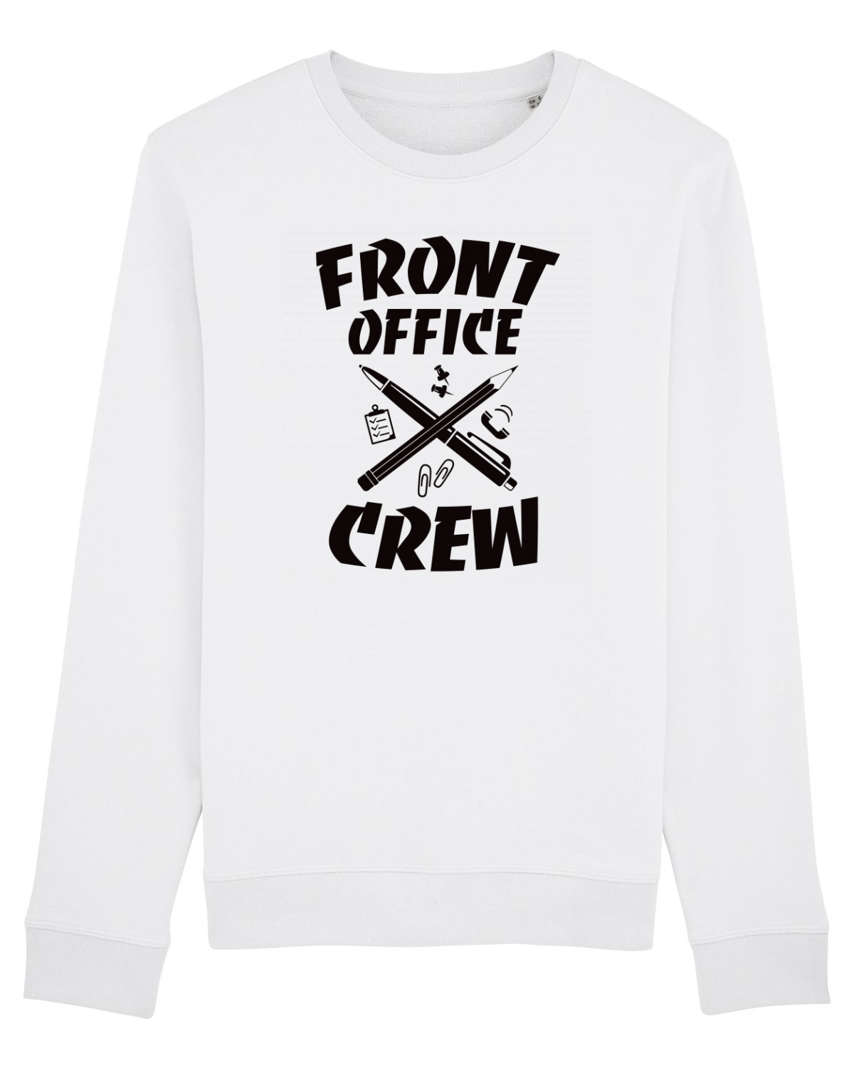 Bluză mânecă lungă Unisex Rise White