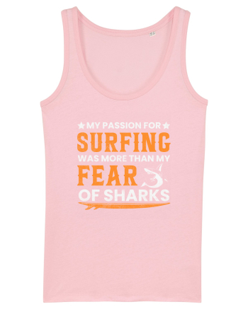My passion for surfing was more than my fear of sharks Cotton Pink