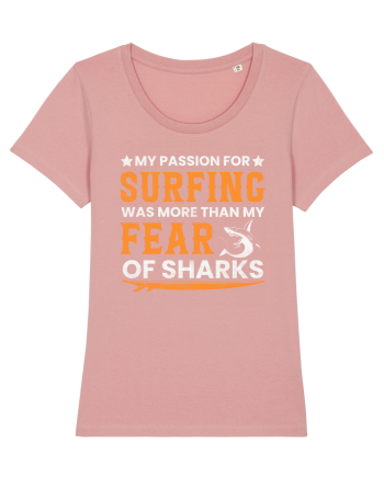 My passion for surfing was more than my fear of sharks Canyon Pink