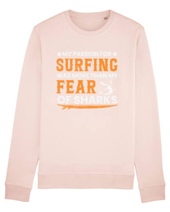 My passion for surfing was more than my fear of sharks Candy Pink