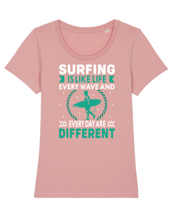Surfing is like life every wave and every day are different Canyon Pink