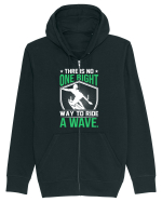There is no one right way to ride a wave Hanorac cu fermoar Unisex Connector