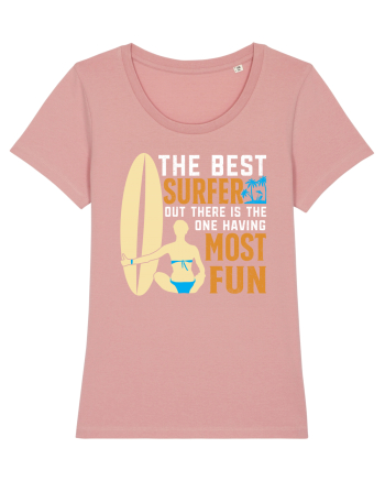The best surfer, out there is the one having most fun Canyon Pink