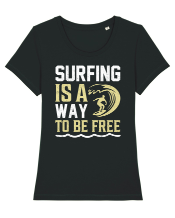 Surfing is a way to be free Black
