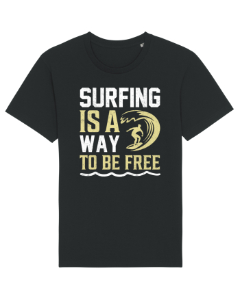 Surfing is a way to be free Black