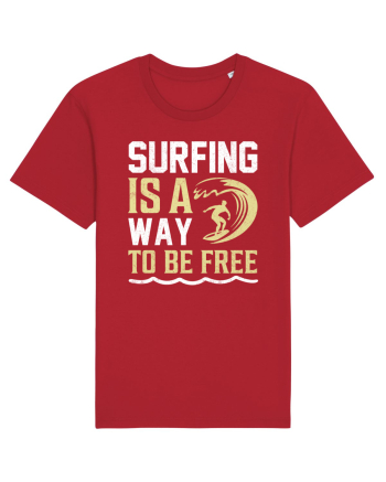 Surfing is a way to be free Red