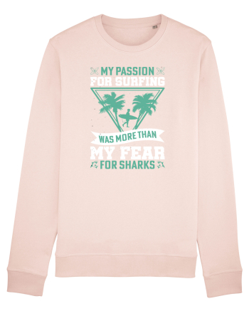 My passion for surfing was more than my fear for sharks Candy Pink