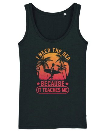 I need the sea because it teaches me Black