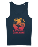 I need the sea because it teaches me Maiou Bărbat Runs